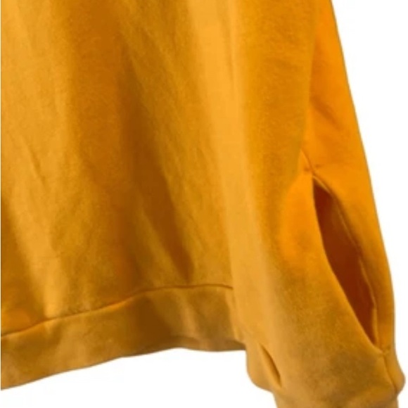 Pre Owned Women’s Victoria’s Secret Pink Sweatshirt Yellow Black Sz XS Classic - Picture 4 of 7